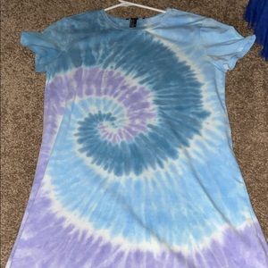 SMALL Forever 21 T-Shirt Dress Tye Dye